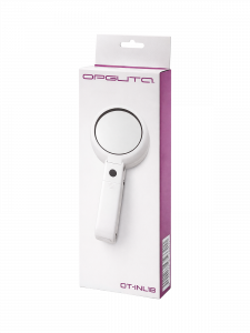 Лупа ручная, лупа настольная увеличительная с подсветкой Орбита OT-INL18